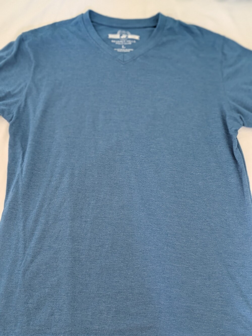 Beverly Hills Polo Club Men's' Blue Classic Tee Large